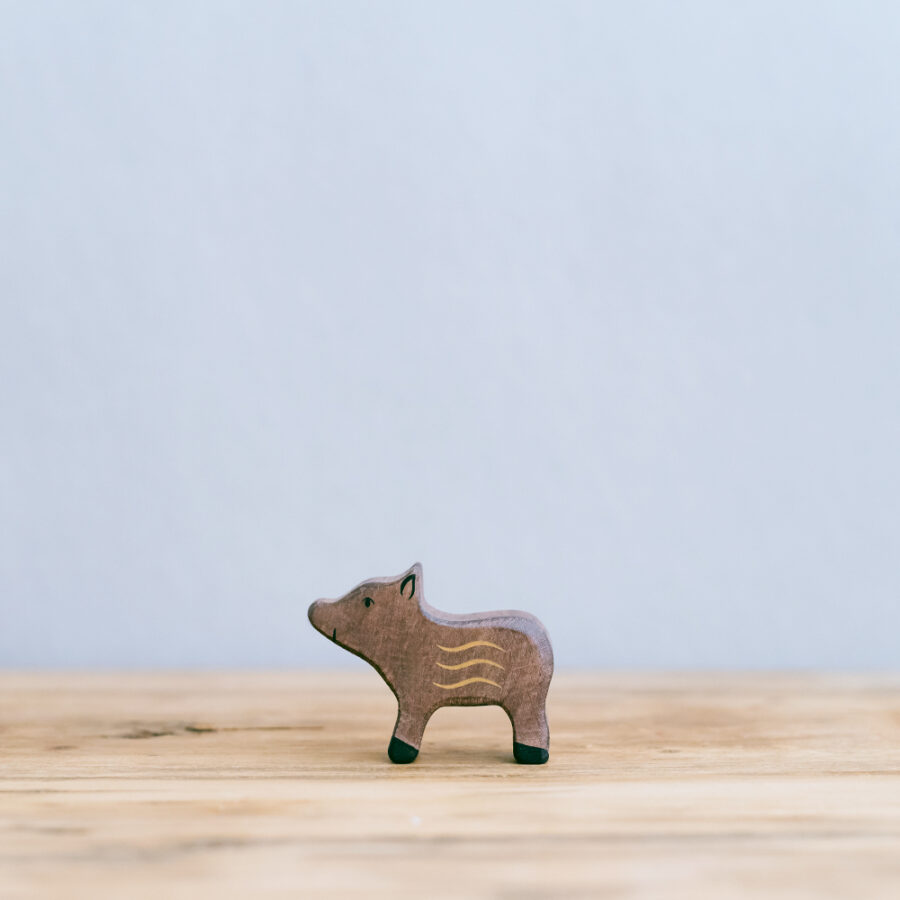 HOLZTIGER 德國木製動物積木 / 小野豬