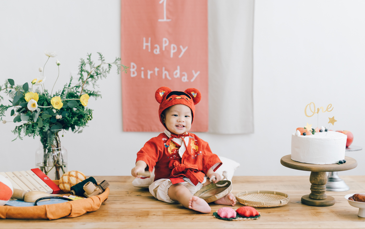 1歲 生日 抓周 寶寶寫真 生活寫真