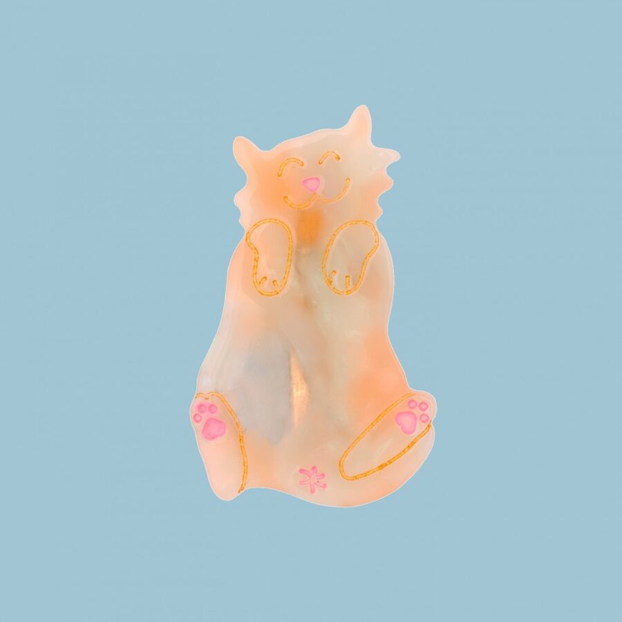 Coucou Suzette 法國 Ginger Cat Hair Clip / 橘貓髮夾