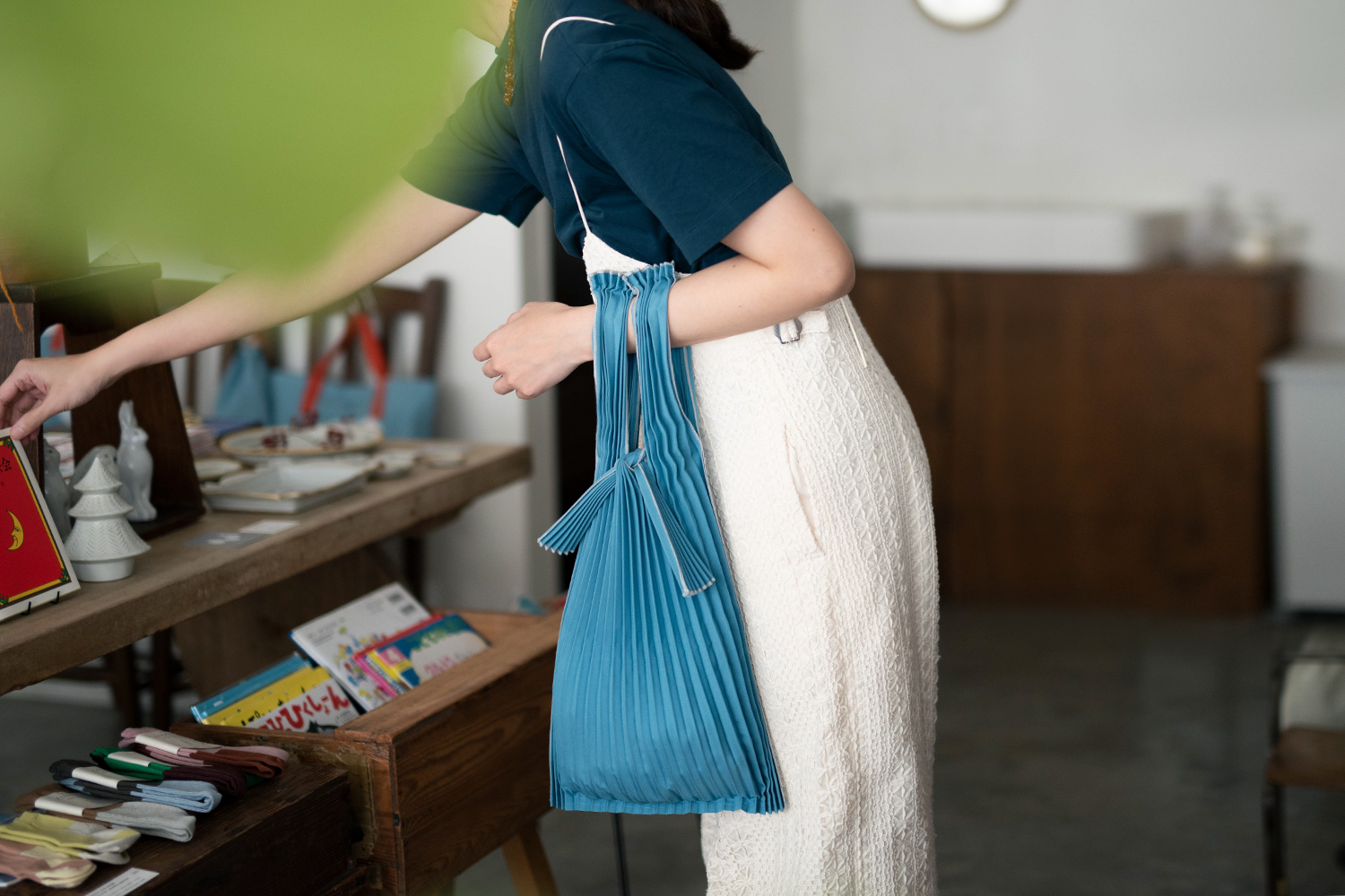 百摺包 樹幹包 手提袋 環保袋