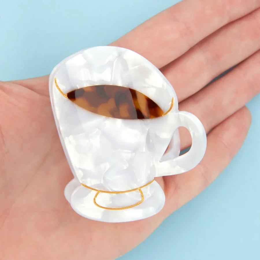 Coucou Suzette 法國 Coffee Hair Claw / 咖啡髮爪夾