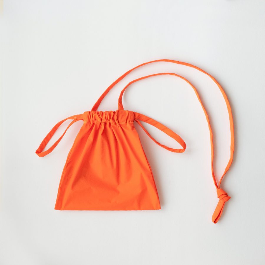 formuniform Drawstring Bag with Strap / XS 螢光色 – 螢光橘