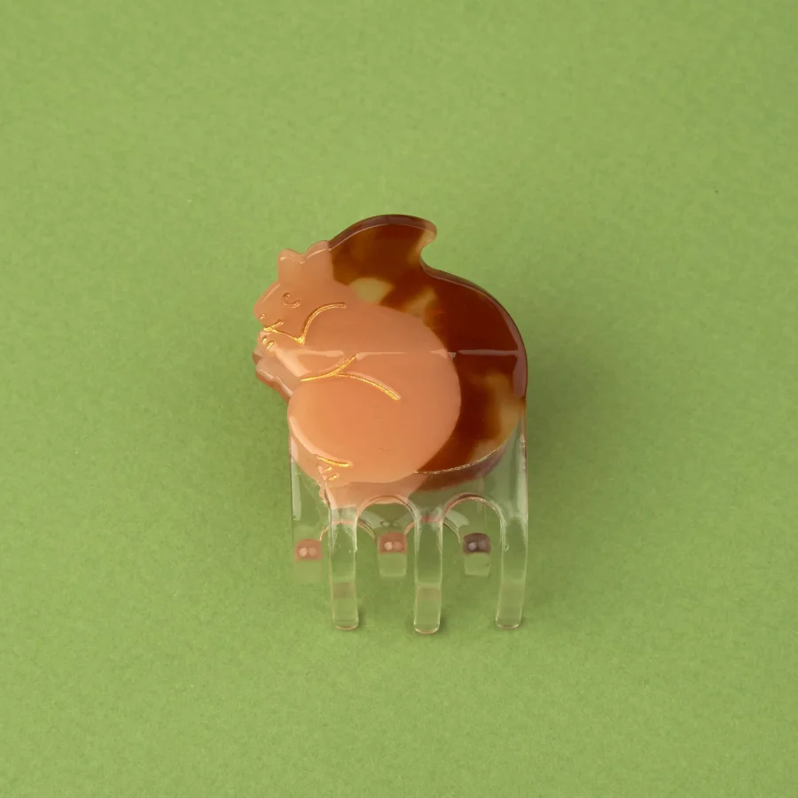 Coucou Suzette 法國 Squirrel Mini Hair Claw / 松鼠迷你髮爪夾