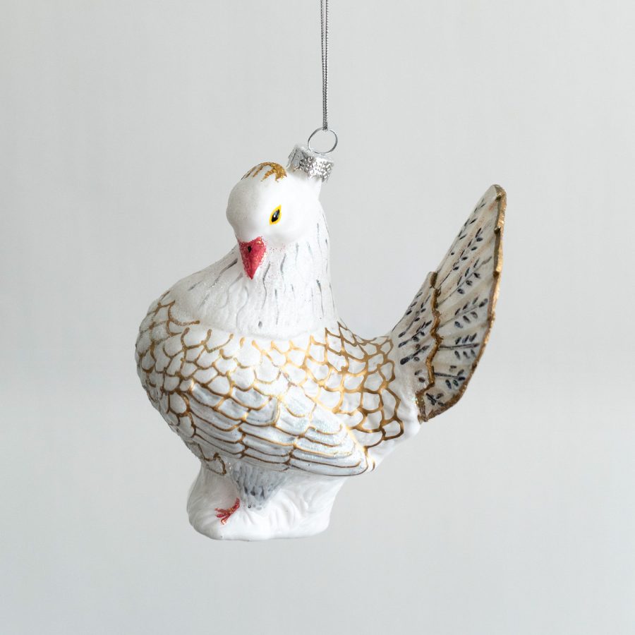 Cody Foster & Co 美國玻璃吊飾 / 白鴿