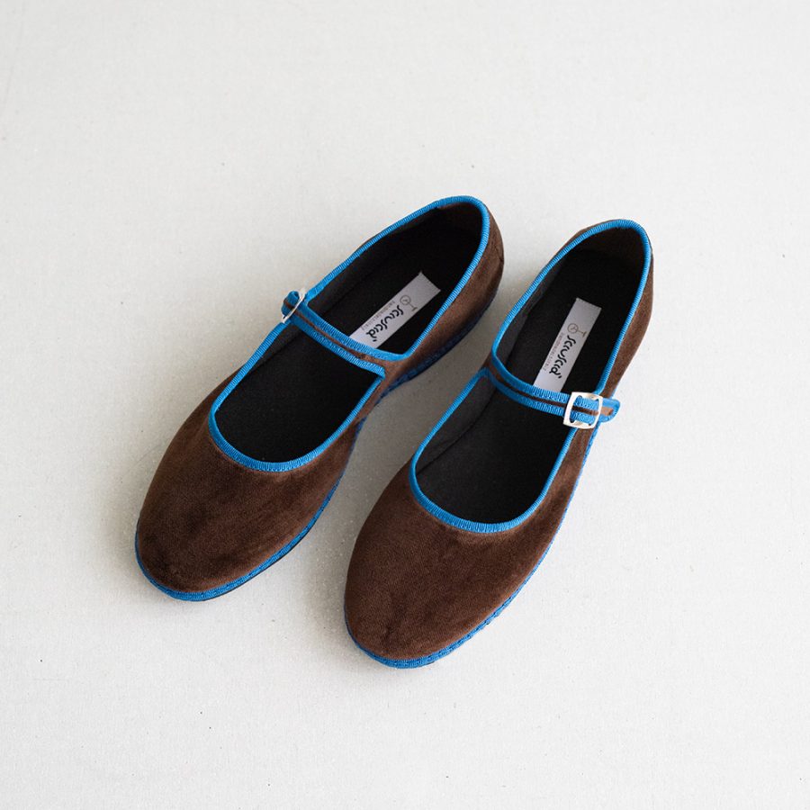 Sciuscià MARYJANE LADY / BROWN x BULE（edited by koyama）