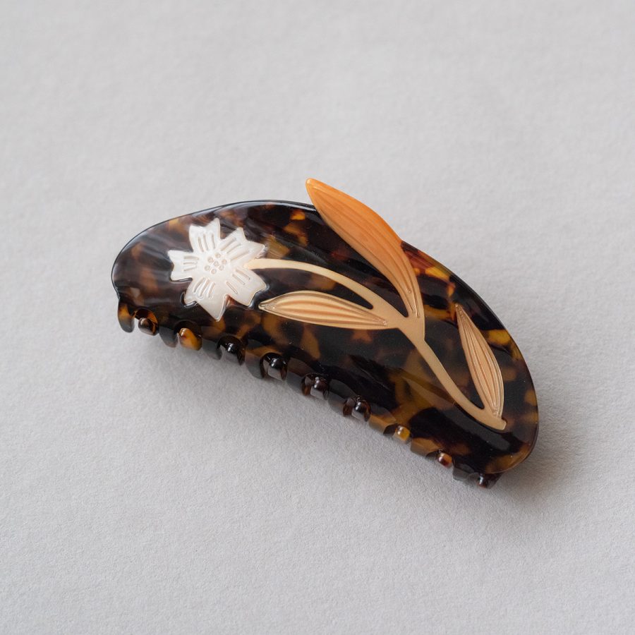 Winona Irene 美國 Flax Long Claw / 亞麻花髮爪夾