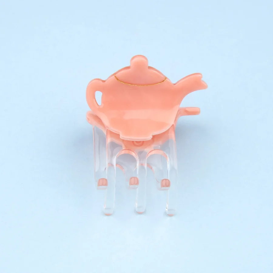 Coucou Suzette 法國 Teapot Mini Hair Claw / 茶壺迷你髮爪夾