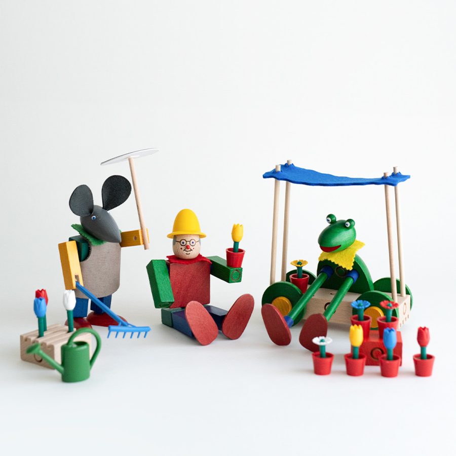 Kellner Steck 德國積木 / 鬱金香園丁 (木盒裝) Gärtner Tulpe PLUS