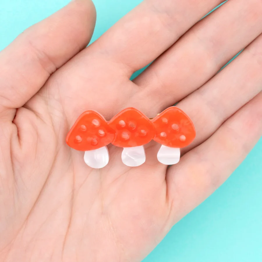 Coucou Suzette 法國 Mushroom Hair Clip / 蘑菇髮夾