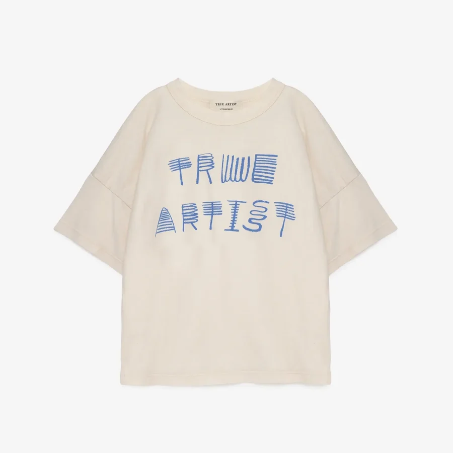 TRUE ARTIST T-shirt no01 Ivory White / 4Y – 8Y