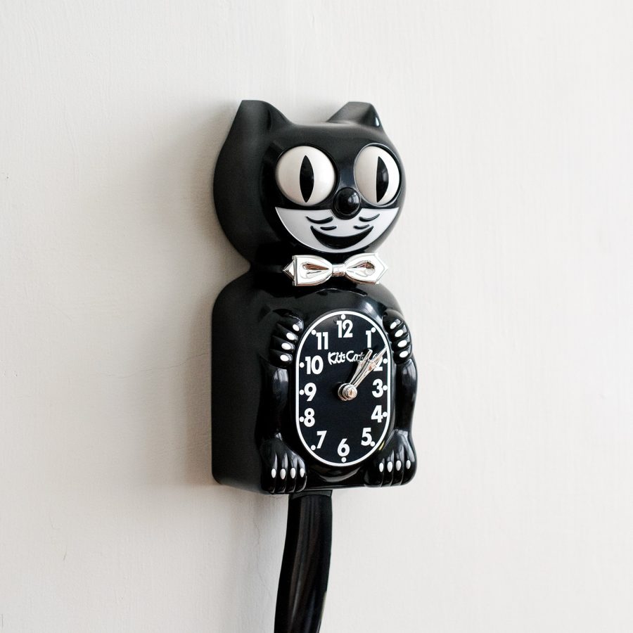 Kit-Cat Klock Retro Kitchen / Black