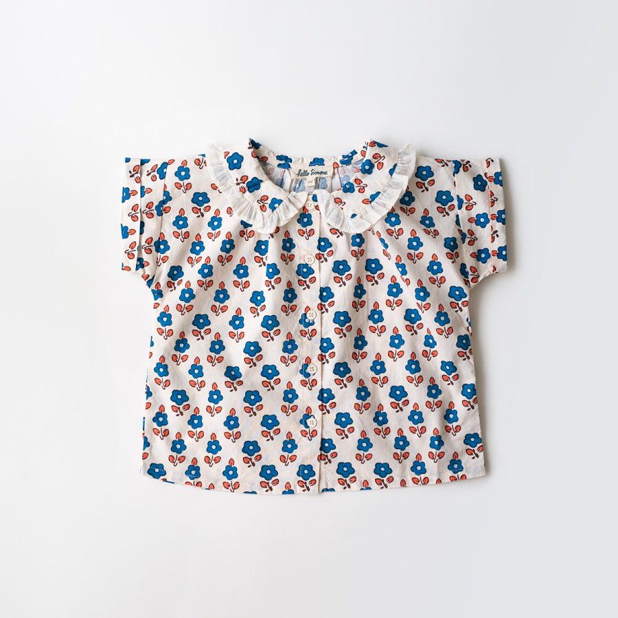 hello Simone Carolina blouse Sablet Blue / 4Y, 6Y, 8Y