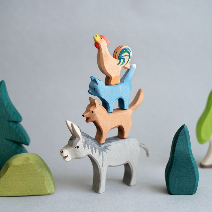 Ostheimer 德國木製動物積木 / 不來梅樂隊