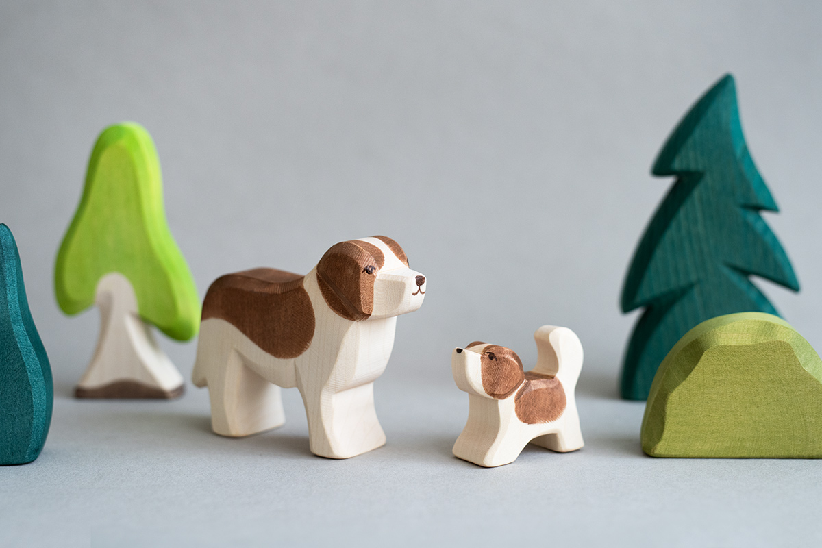 Ostheimer 德國木製動物積木/ 聖伯納犬– 兒山企画部