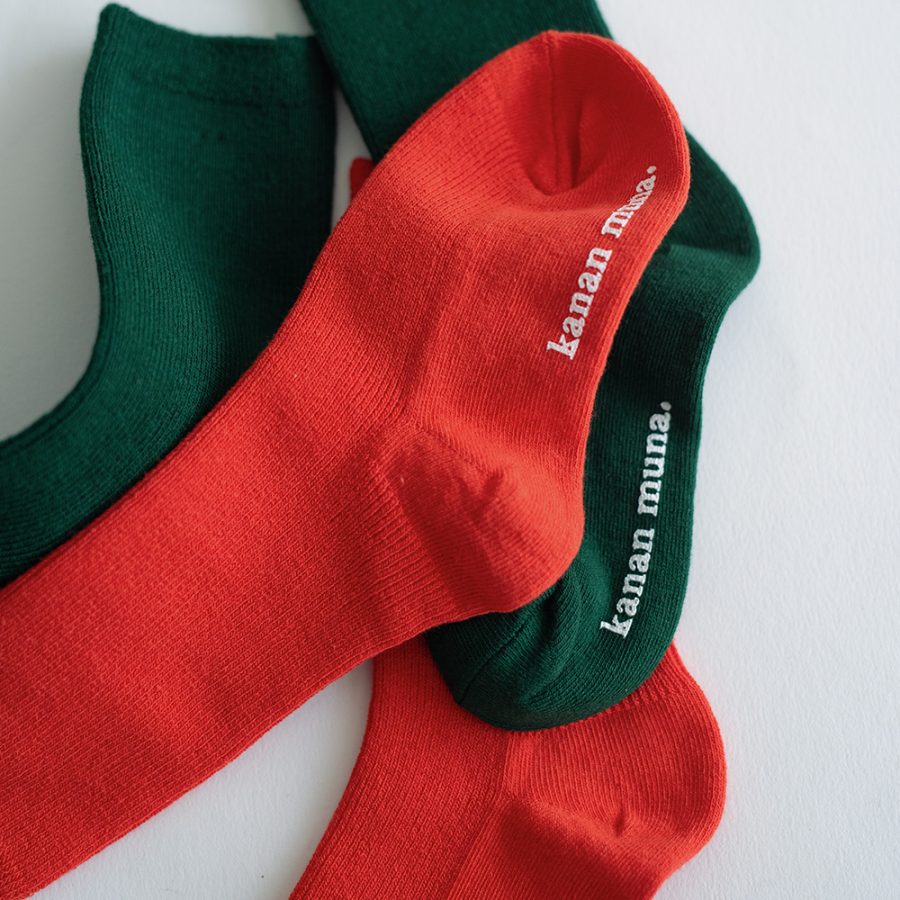 kanan muna crew socks 15-19cm 中筒襪 / solid crew