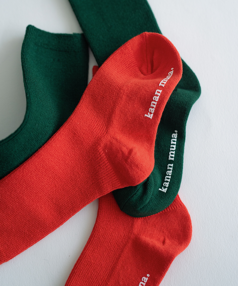 kanan muna crew socks 15-19cm 中筒襪 / solid crew