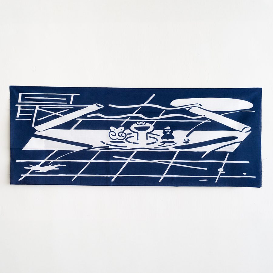 最後の手段 Tenugui Towel 章魚和平手拭巾