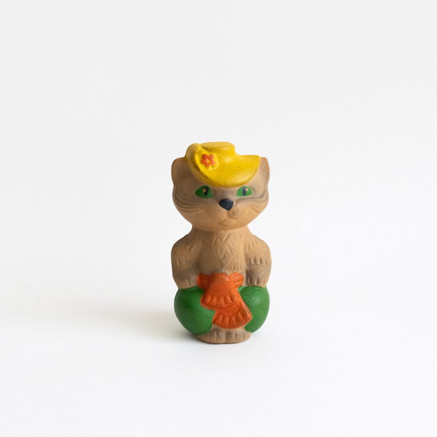 Vintage Soviet Rubber Cat 1960s